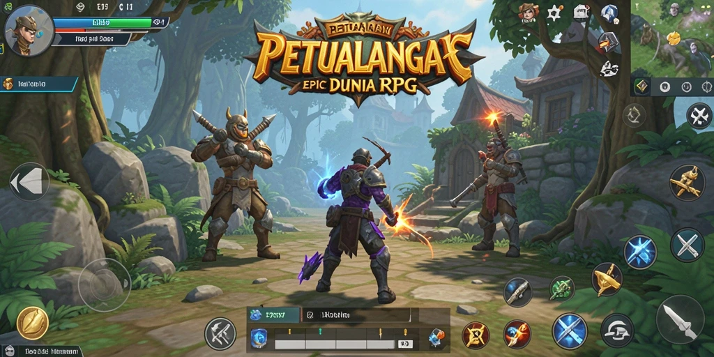 Tangkapan layar dari gameplay <strong>2757</strong> menunjukkan pertarungan epik di dunia RPG.