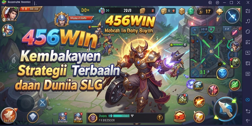 Screenshot gameplay SLG menampilkan strategi dan pertempuran yang intens.