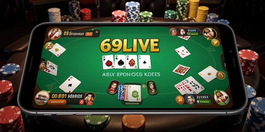 Tampilan gameplay seru di 69LIVE dengan interaksi pemain.