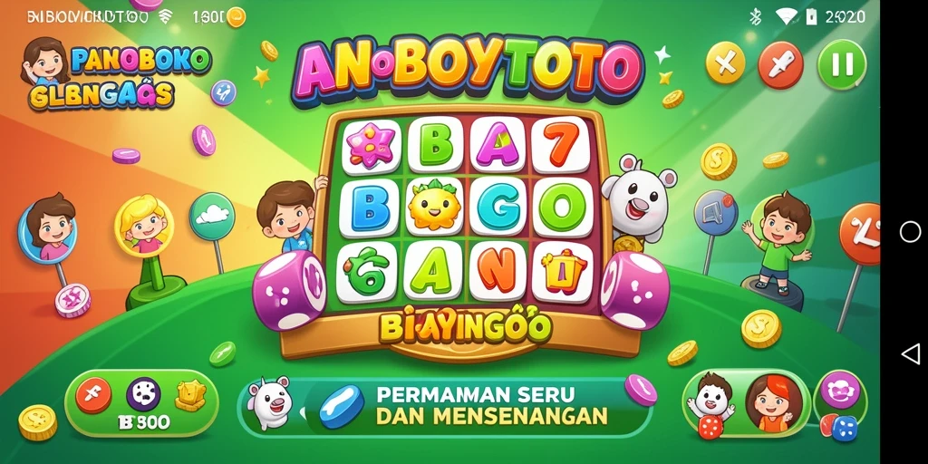 Tampilan gameplay Bingo yang menarik di ANOBOYTOTO.