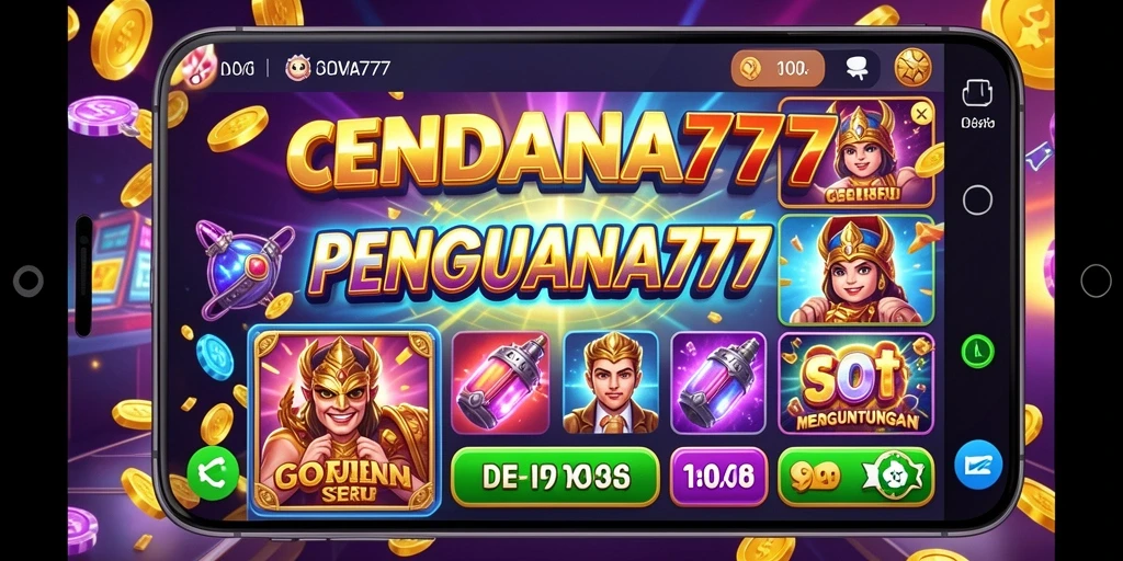 Tampilan permainan Slot CENDANA777 dengan grafis menawan dan fitur bonus menarik.