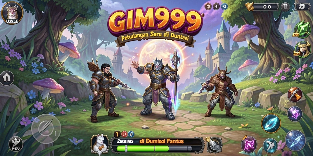 Screenshot menarik dari gameplay GIM999 menunjukkan aksi petualangan yang mendebarkan.