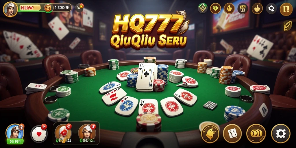 Screenshot gameplay QiuQiu HQ777 yang menarik dan seru.