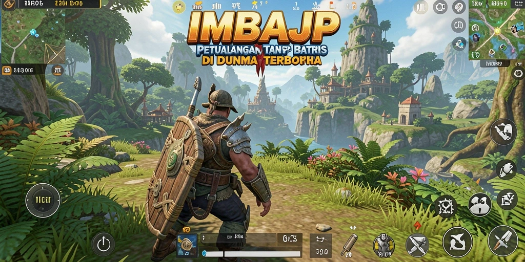 Screenshot menampilkan petualangan seru di dunia terbuka IMBAJP.