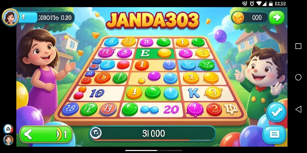 Tampilan menarik dari gameplay Bingo di JANDA303.