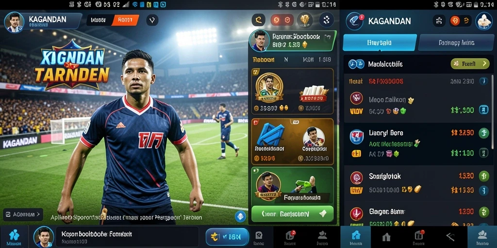 Tampilan gameplay KAGANDAN yang interaktif dan menarik.