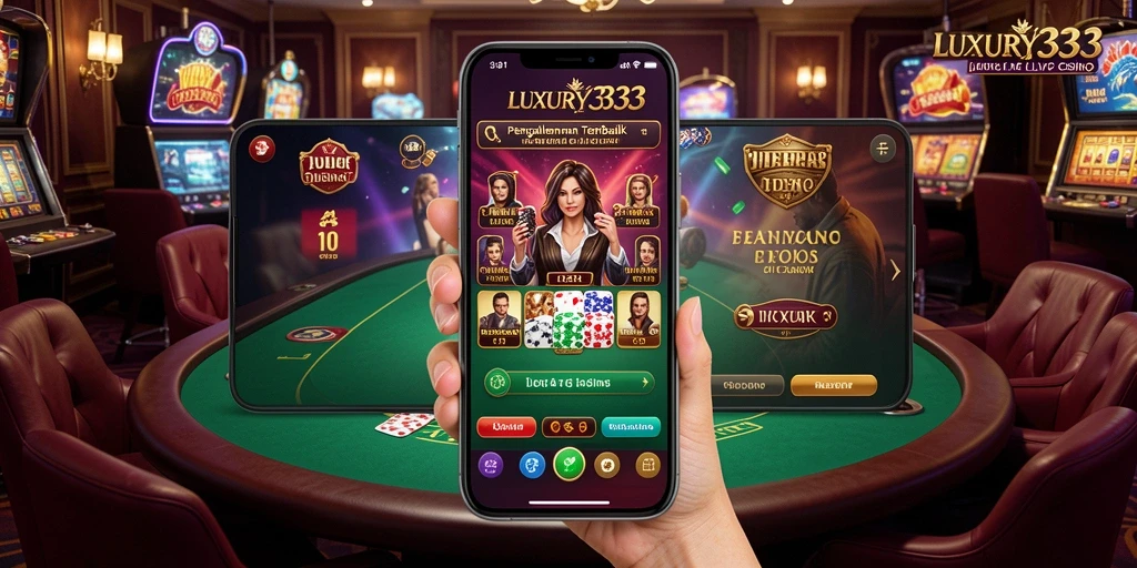 Gameplay Live Casino yang seru dengan dealer langsung dan interaksi real-time.