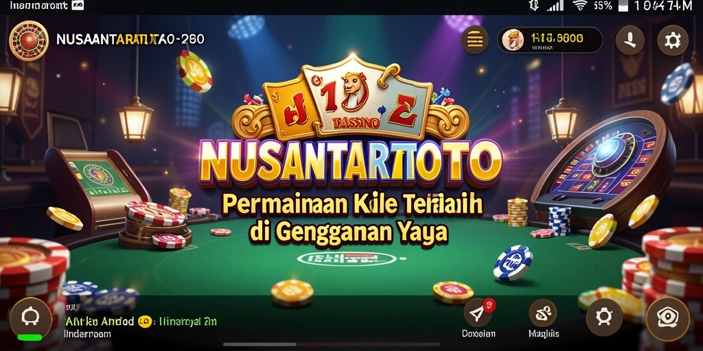 Tangkapan layar NUSANTARATOTO menampilkan aksi permainan kasino yang mendebarkan.