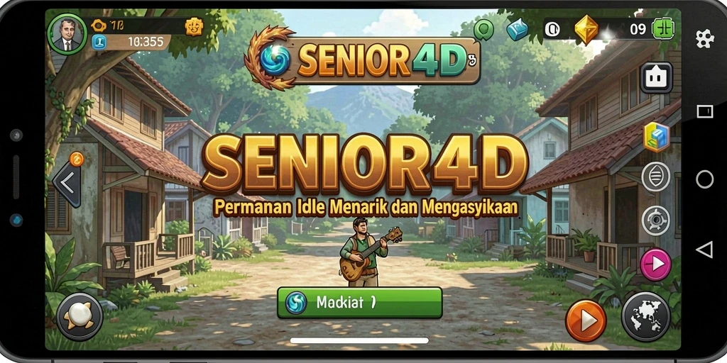 Tampilan gameplay SENIOR4D yang menarik dan interaktif.
