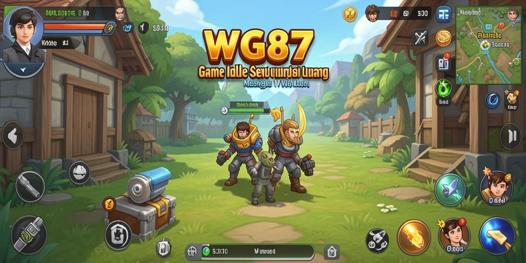 Tampilan gameplay seru dari WG87 yang menghibur.
