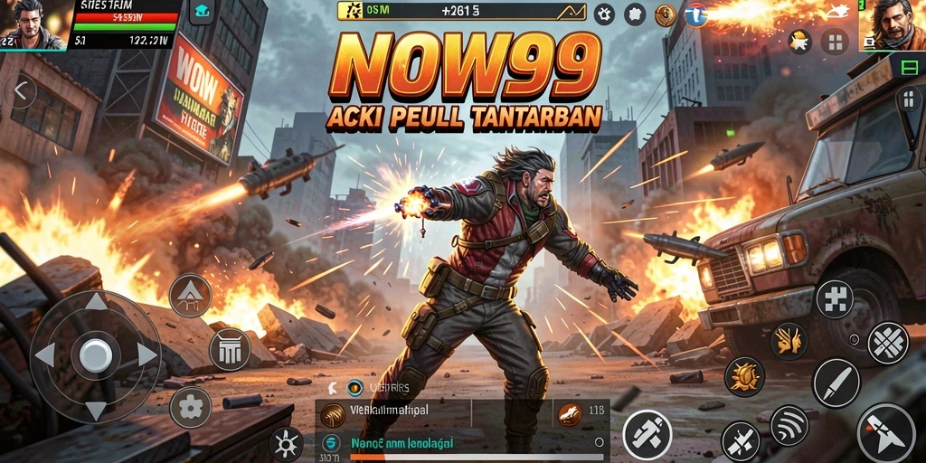 Tampilan aksi mendebarkan dari gameplay WOW99 saat melawan musuh.
